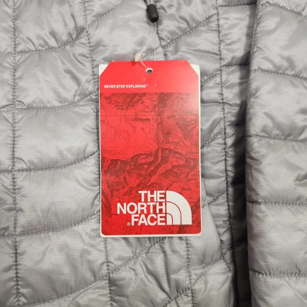 The North Face Jacket Mens Large Gray Thermoball Eco Insulated Puffer Packable